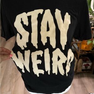 Stay Weird Women’s Halloween T Shirt